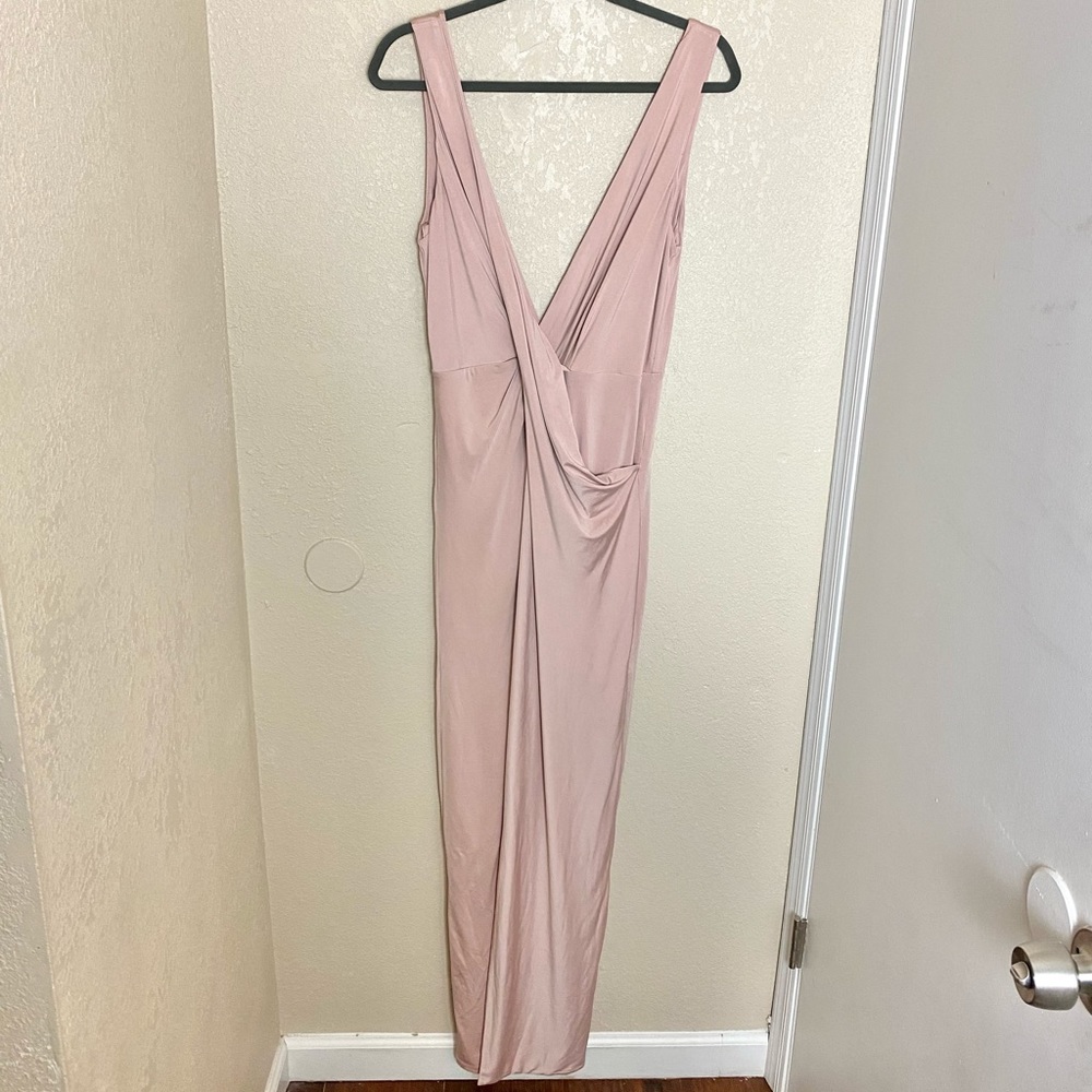 NWT {NBD} Buttercup Gown Blush Pink - Picture 3 of 9